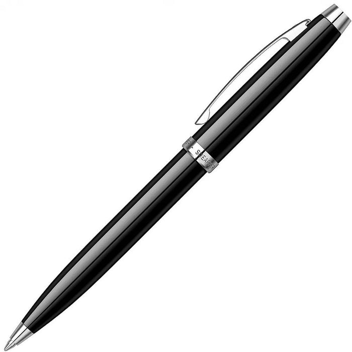 Химикалка Sheaffer 100 - Glossy Black Lacquer/Chrome