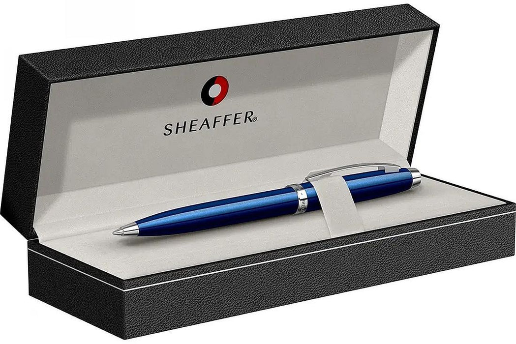 Химикалка Sheaffer 100 - Glossy Blue Lacquer/Chrome