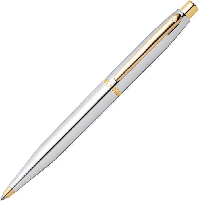 Химикалка Sheaffer VFM - Polished Chrome with Gold Trims