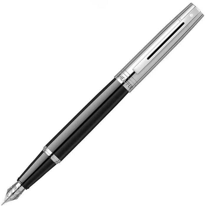 Комплект химикалка и писалка Sheaffer 300 - Black/Chrome