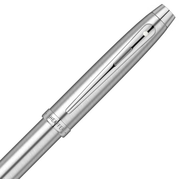 Комплект писалка и ролер Sheaffer 100 - Brushed Chrome