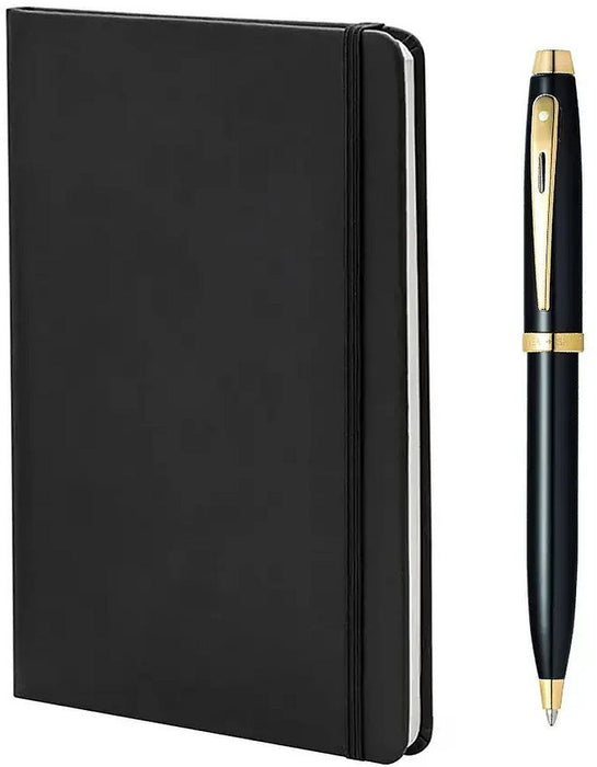 Комплект химикалка Sheaffer 100 - Glossy Black, с тефтер