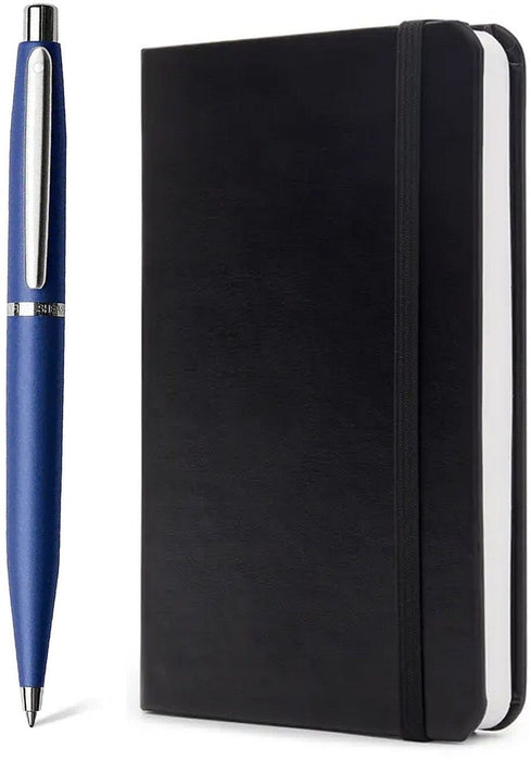 Комплект химикалка Sheaffer VFM - Neon Blue, с тефтер