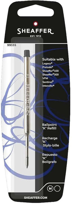 Пълнител за химикалка Sheaffer K Style - Черен, М