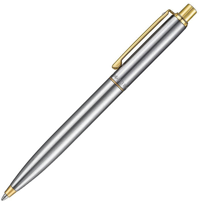 Химикалка Sheaffer Sentinel - Brushed Chrome with Gold Plated Trims