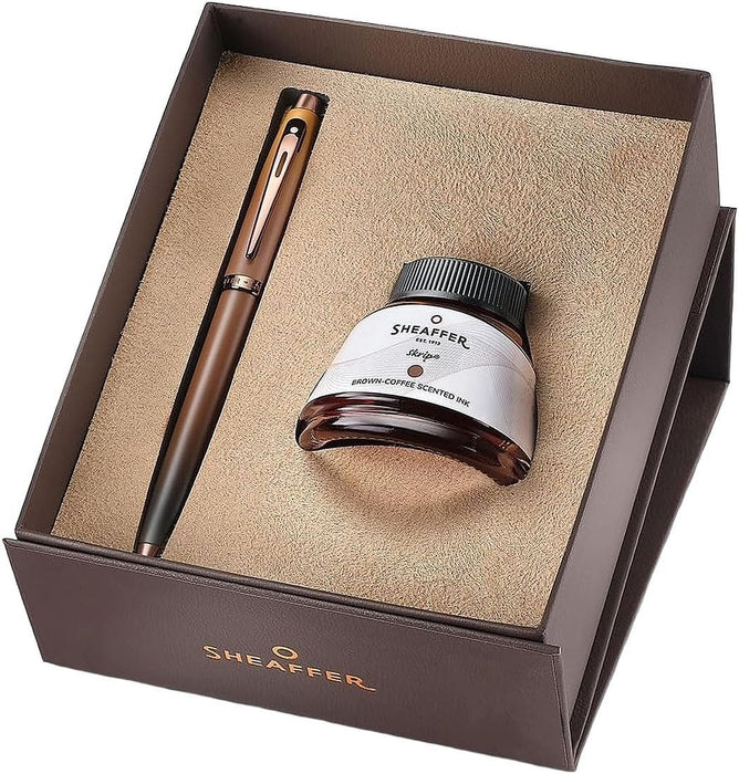Комплект писалка и мастило Sheaffer 100 - Coffee Edition