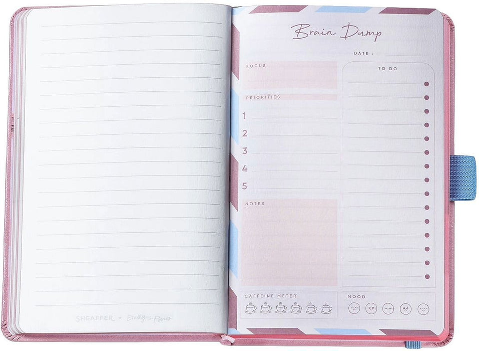 Комплект химикалка Sheaffer Emily in Paris - Pink Matte, с тефтер