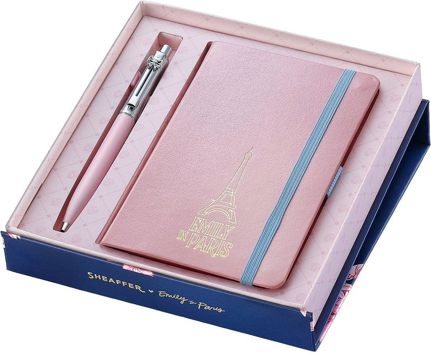 Комплект химикалка Sheaffer Emily in Paris - Pink Matte, с тефтер
