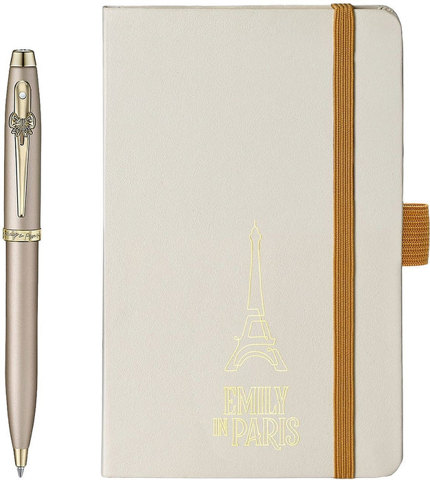 Комплект химикалка Sheaffer 100 - Emily in Paris, с тефтер