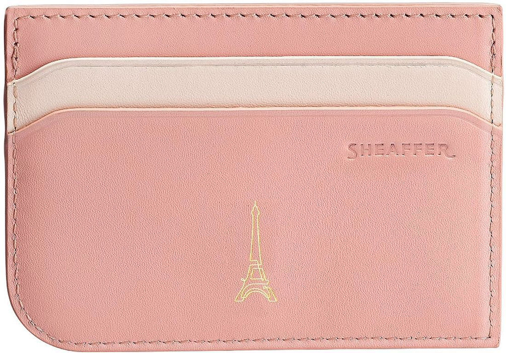 Комплект химикалка Sheaffer Emily in Paris - Pastel Pink, с калъф за карти и документи