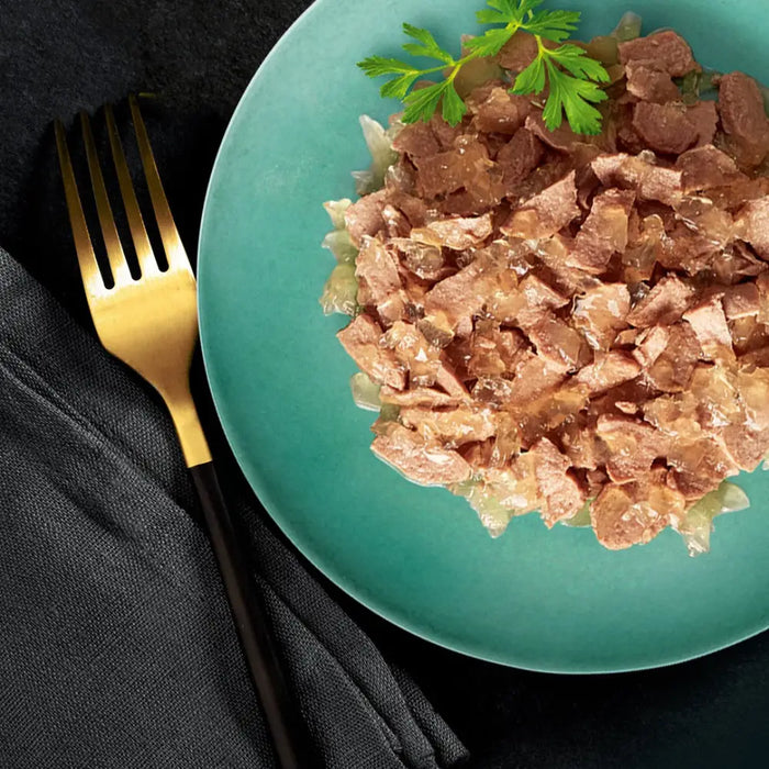 SHEBA Delicacy Fishy Flavors в желе - мокра храна за котки