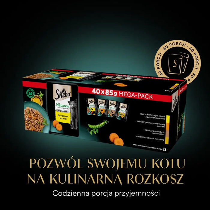 SHEBA Nature’s Collection Poultry Flavors в желе мокра