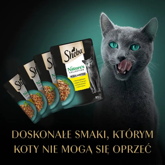SHEBA Nature’s Collection Poultry Flavors в желе мокра