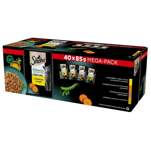 SHEBA Nature’s Collection Poultry Flavors в желе мокра