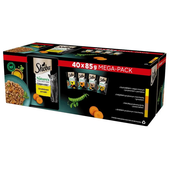 SHEBA Nature’s Collection Poultry Flavors в желе мокра