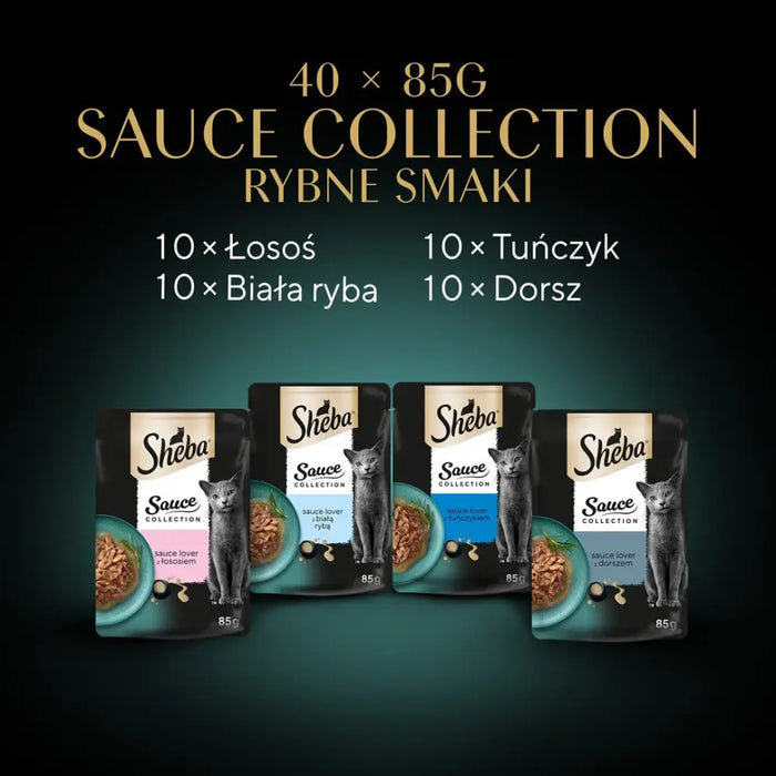 SHEBA Sauce Collection Fish flavors collection - мокра