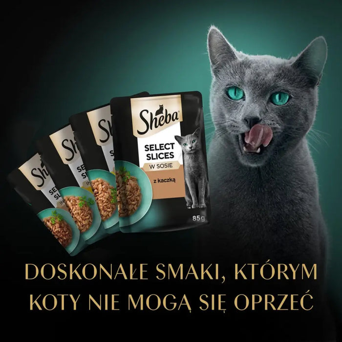SHEBA Selection Select Slices Poultry Flavors - мокра храна