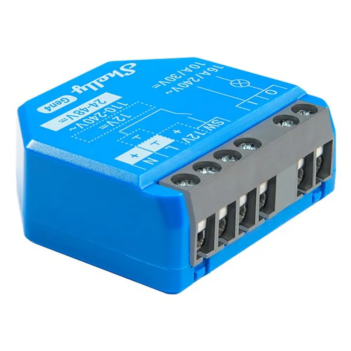 SHELLY 1 Gen4 Smart превключвател Син