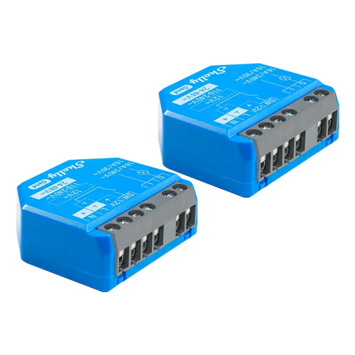 SHELLY 1 Gen4 Smart switch Blue 2 бр