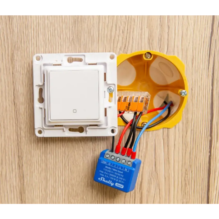 SHELLY 1 Mini Gen4 Smart switch 1P Blue