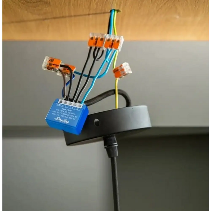 Shelly Qubino Wave 1 Mini LR Умен превключвател Z-Wave син