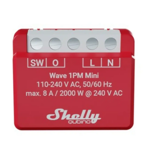 Shelly Qubino Wave 1PM Mini Z-Wave измервателно-превключващ
