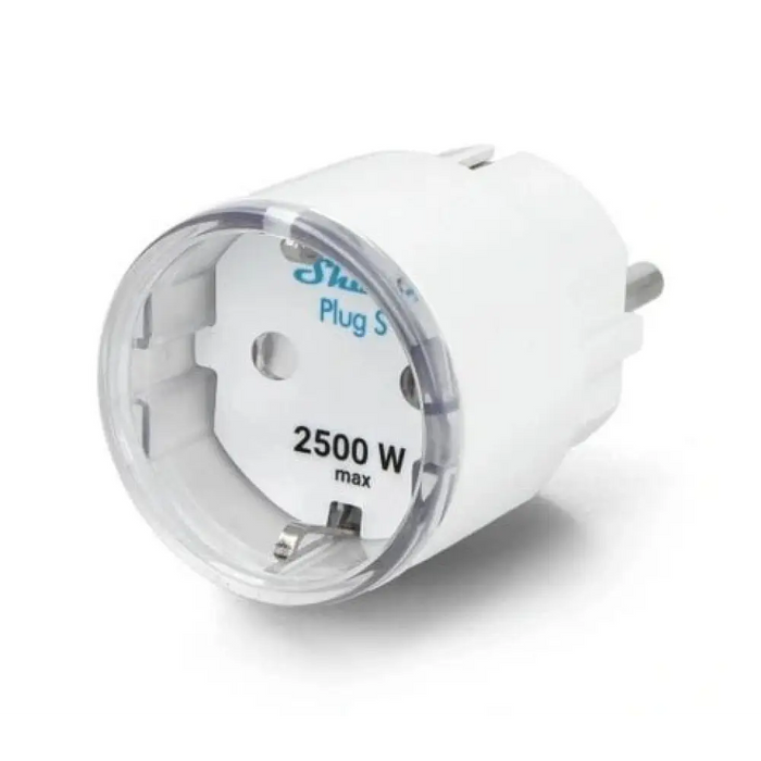 Shelly Wave Plug S - Z-Wave 800 умен контакт бял