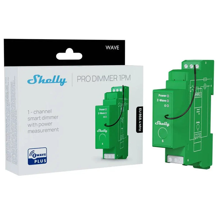 Shelly Wave Pro Dimmer 1PM - интелигентен димер