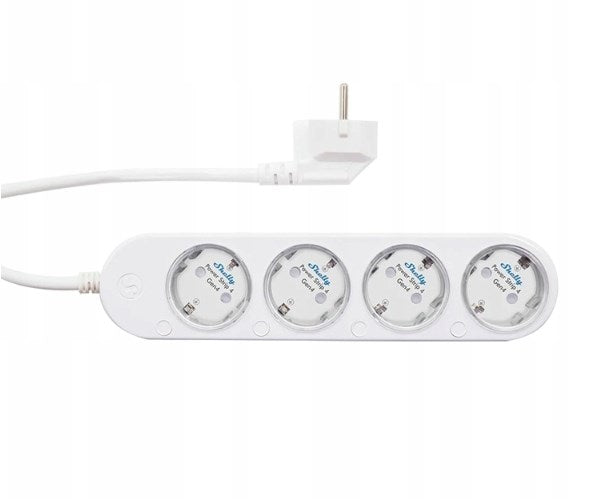 Умен разклонител Shelly Power Strip 4 Gen4 бял