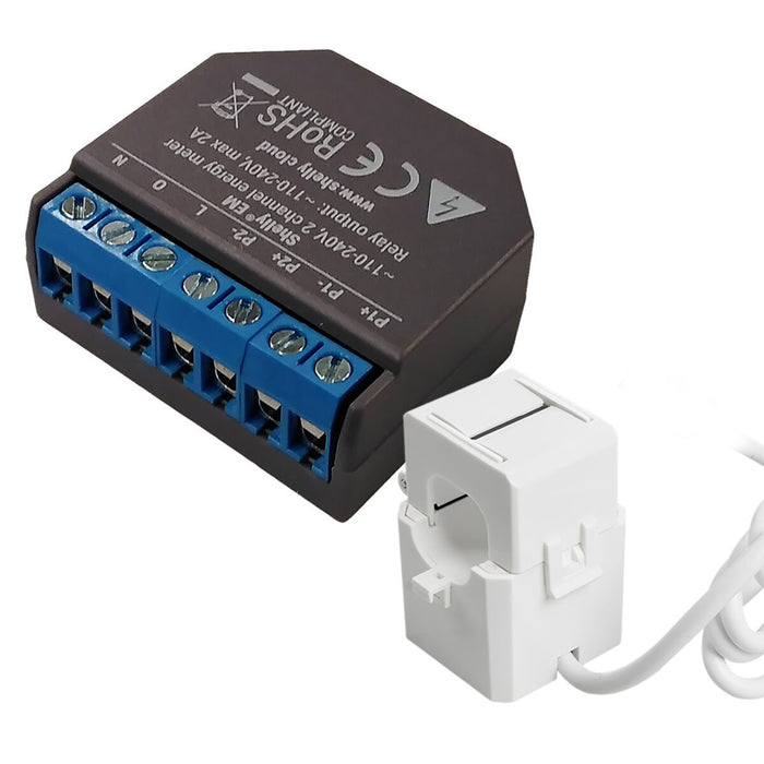 Wi-Fi превключващ модул Shelly SHELLY EM + 50A CLAMP