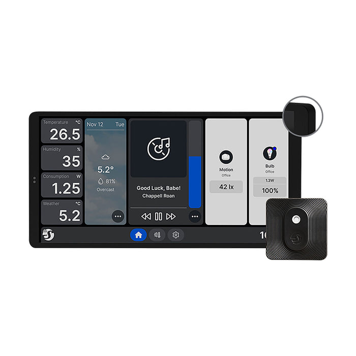Контролен панел Shelly WALL DISPLAY X2(BL)+BLUHT(BLK)
