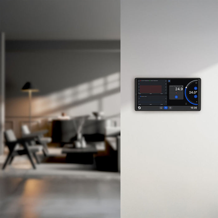 Контролен панел Shelly WALL DISPLAY X2(BL)+BLUHT(BLK)