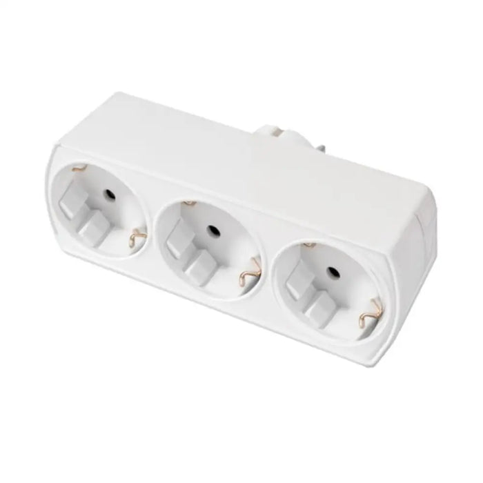 Щепсел крадец Silver Electronics SCHUKO Сребрист (3 броя)