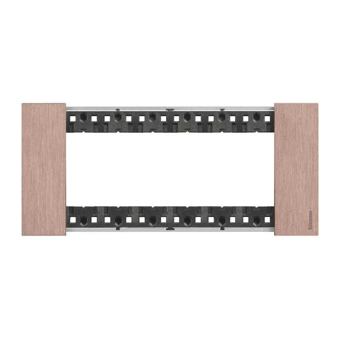 ШЕСТМОДУЛНА РАМКА LN KA4806ZM LIVING NOW BITICINO - МЕД