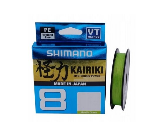 Плетена плетка Shimano Kairiki 8 0,060 мм 150 м 5,3 кг M. Зелена