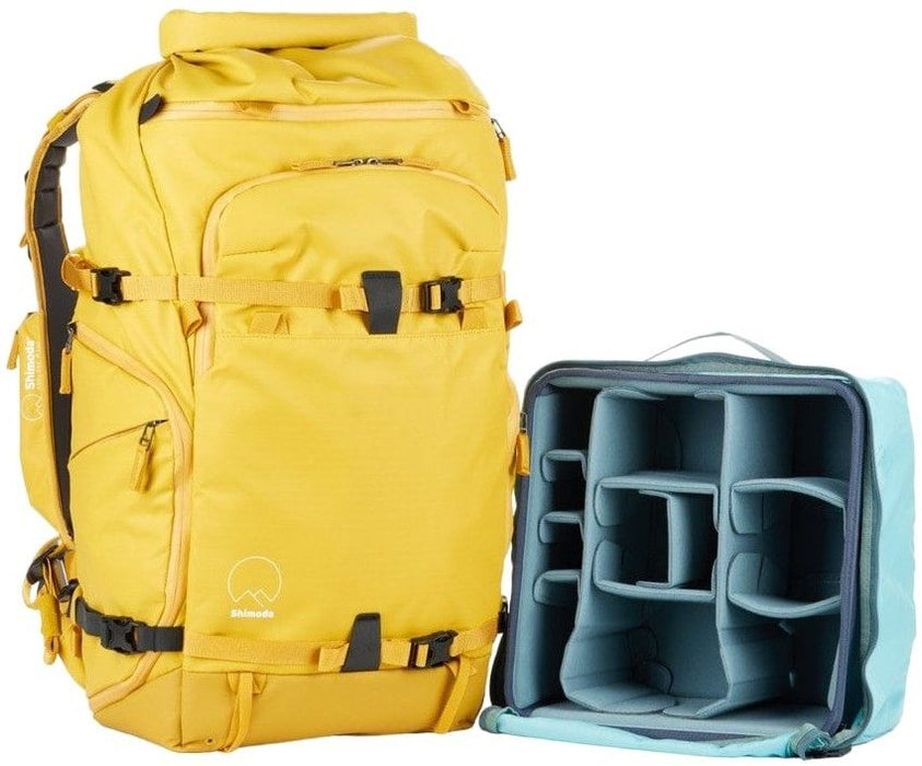 Раница Shimoda - Action X40 V2 + Med DSLR CU, Starter Kit, жълта