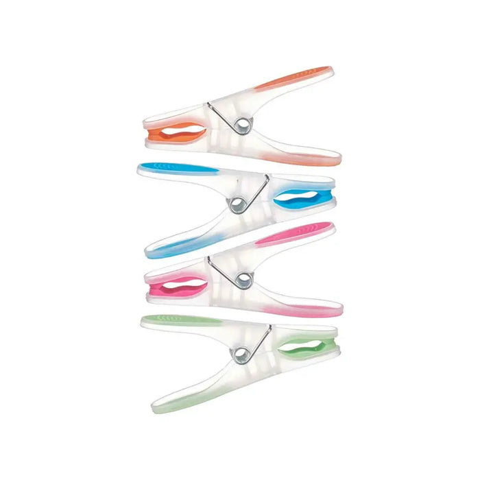 Щипки за Дрехите Многоцветен Метал Силикон Пластмаса 8,5 x