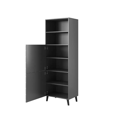 Шкаф ABETO 60x40x176,5 см графит/гланц графит