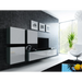 Шкаф Cama Квадрат VIGO 50/50/30 сив/бял гланц