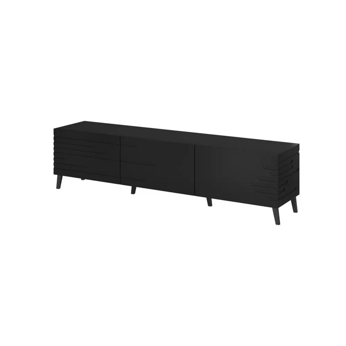 Шкаф Cama RTV NOVA 186x40x48 черен мат