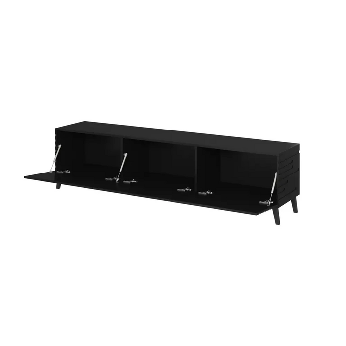 Шкаф Cama RTV NOVA 186x40x48 черен мат