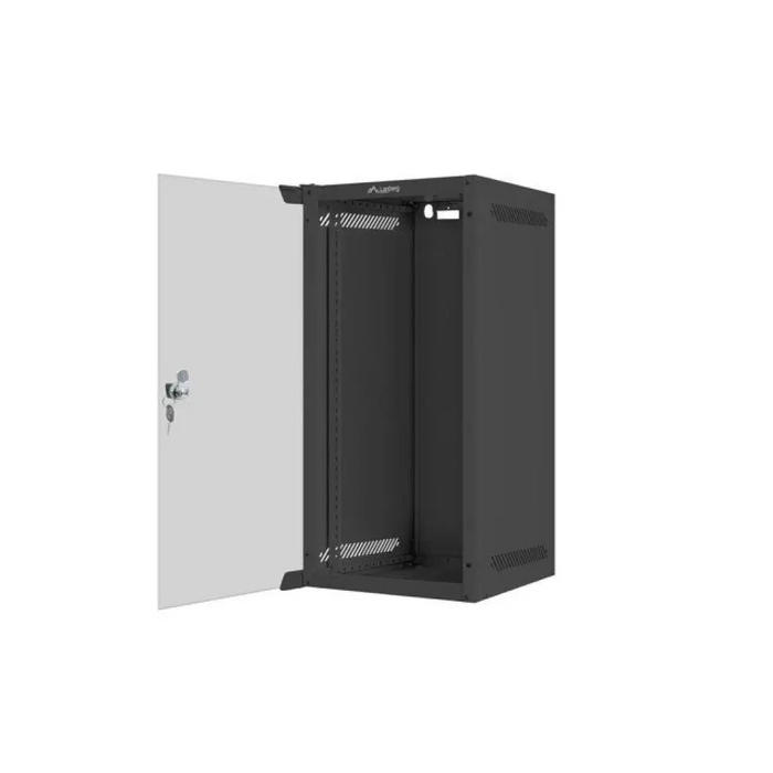 Шкаф Lanberg 10’’ стенен монтаж 12U/280x310 (плоска