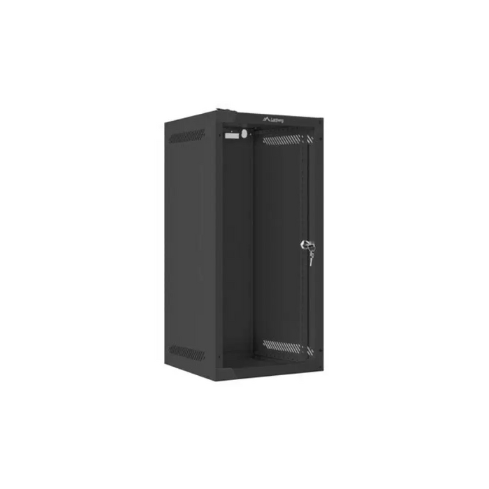 Шкаф Lanberg 10’’ стенен монтаж 12U/280x310 (плоска