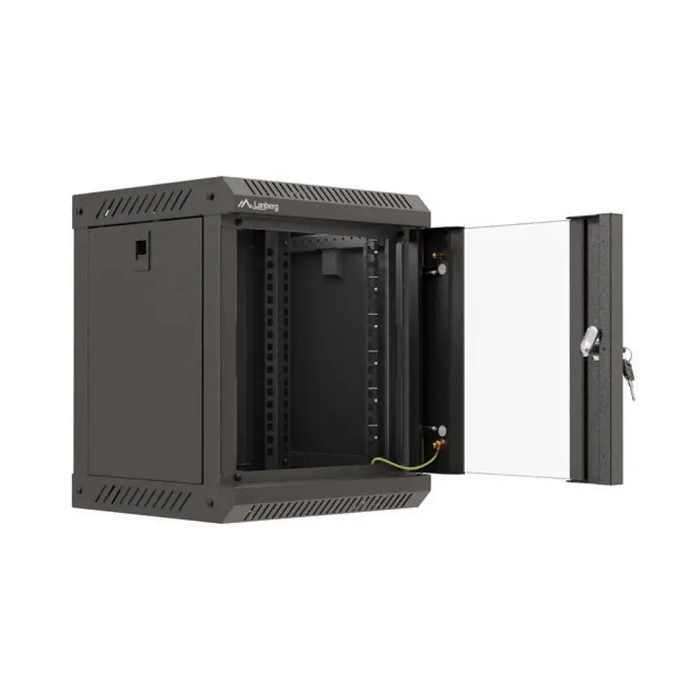 Шкаф Lanberg 10’’ стенен монтаж 6U/300x300 (плоска