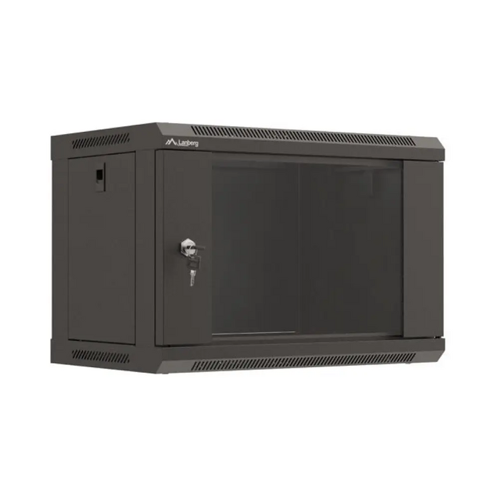 Шкаф Lanberg 19’’ стенен монтаж 6U/540x350 (плоска