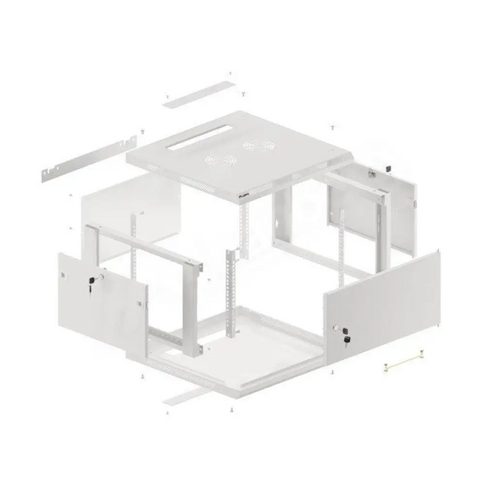 Шкаф Lanberg 19’’ за стенен монтаж 6U/600x600