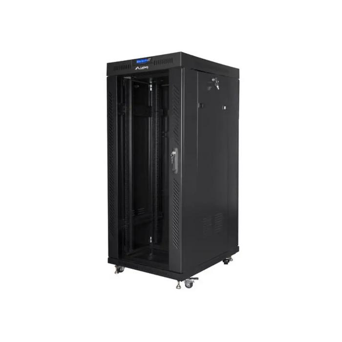 Шкаф Lanberg стелаж 19’’ свободно стоящ 27U/800x1200