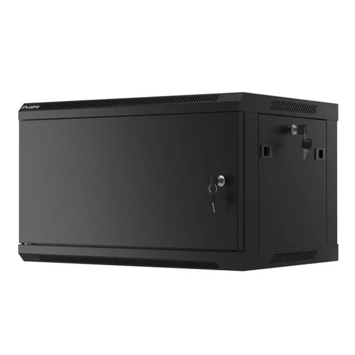 Шкаф Lanberg стелаж 19’’ за монтаж на стена 6U/600x450