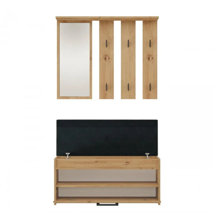 Шкаф PARMA 100x35x180 см занаятчийски дъб