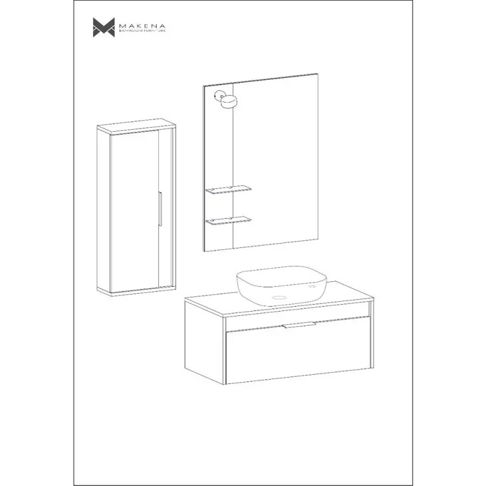 ШКАФ С МИВКА ДЕЛТА